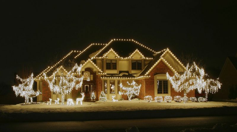 Световое оформление домов