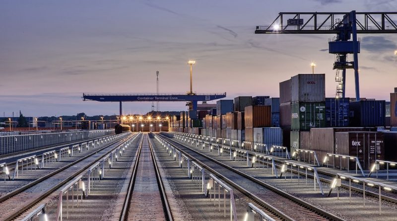 железнодорожный контейнерный терминал