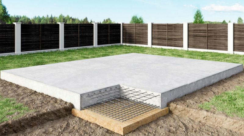 строительство фундамента