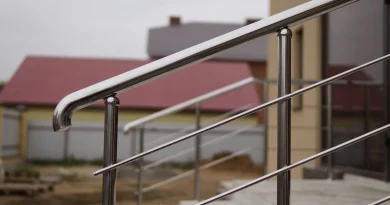 Ограждения лестниц из нержавеющей стали