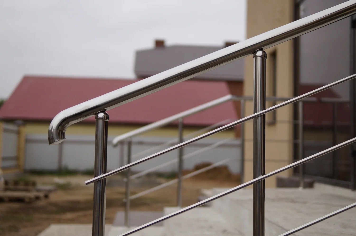 Ограждения лестниц из нержавеющей стали