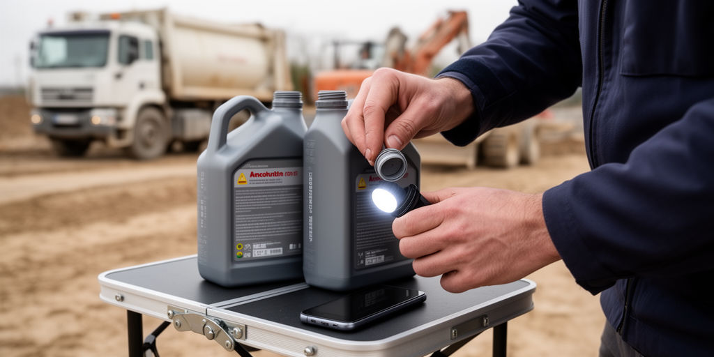 Сравнение канистр и осмотр пломбы